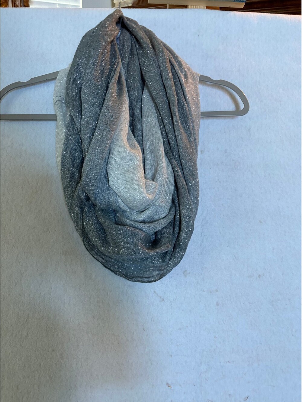 New York & Company Gradient Gray Infinity Scarf